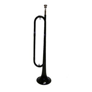 New Black Bugle Boy Scout with Mouth Piece